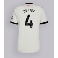 Pánský Fotbalový dres Manchester United Matthijs de Ligt #4 2024-25 Třetí Krátký Rukáv